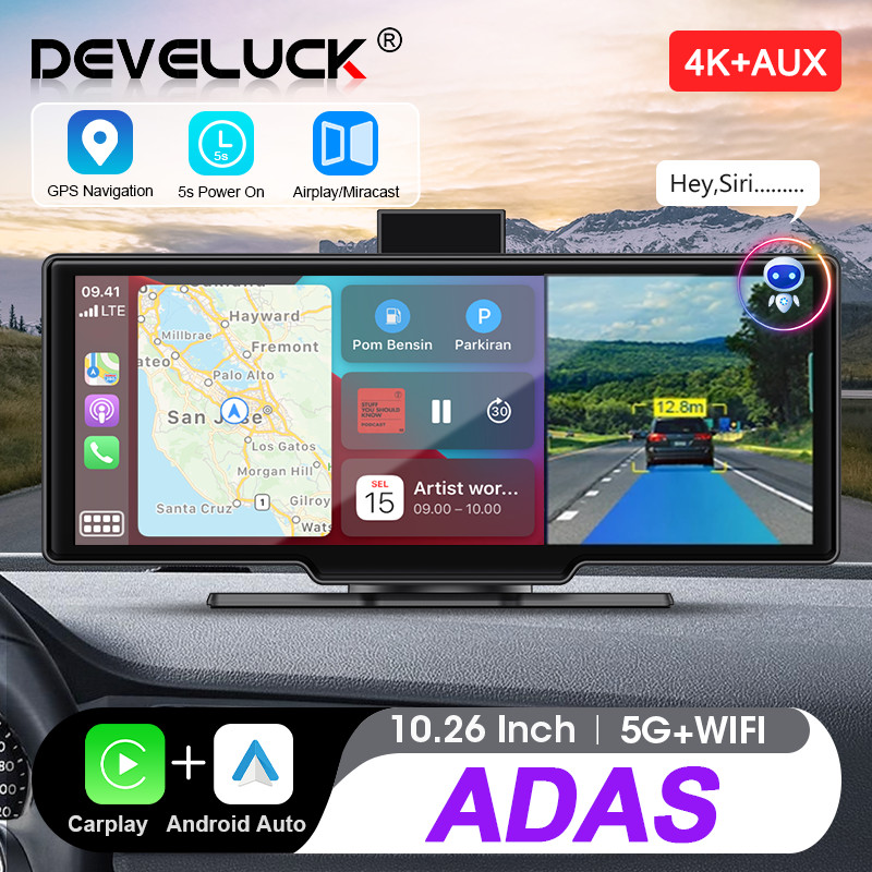 Jual 4K ADAS Dash Cam 10.26