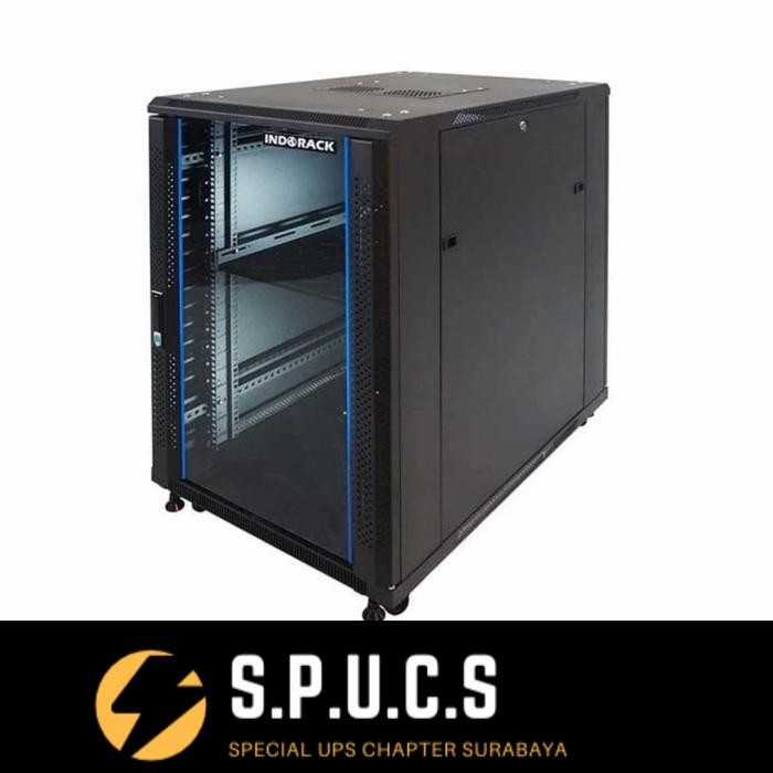Jual Standing Close Rack 20U Glass Door IR9020G 900mm | Shopee Indonesia