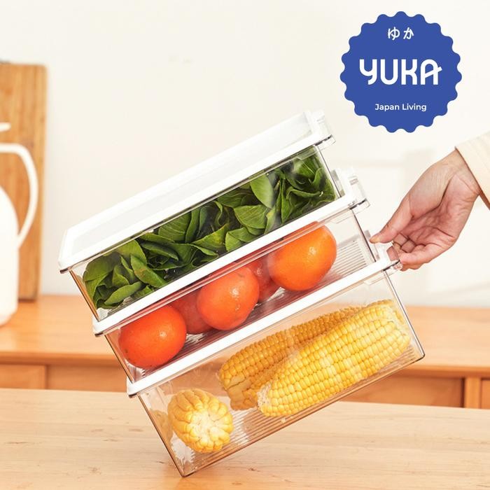 Jual ID'' YUKA CONTAINER FRESH DAGING SAYURAN BUAH TRANSPARAN BOX TUTUP ...