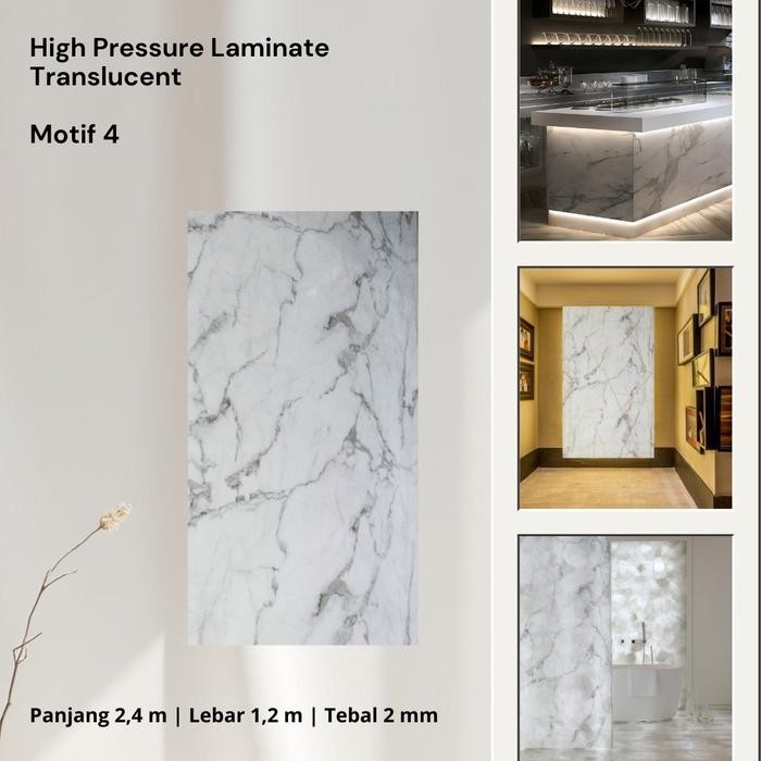 Jual HPL TRANSLUCENT / HIGH PRESSURE LAMINATE / PVC Akrilik Transparant ...