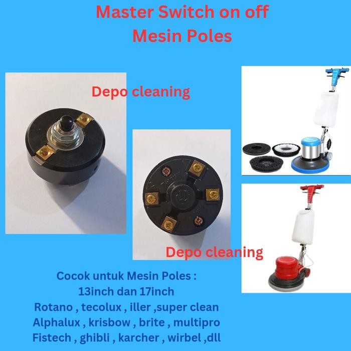 Jual Unik Switch On Off Mesin Polisher Lantai / Mesin Poles | Shopee ...