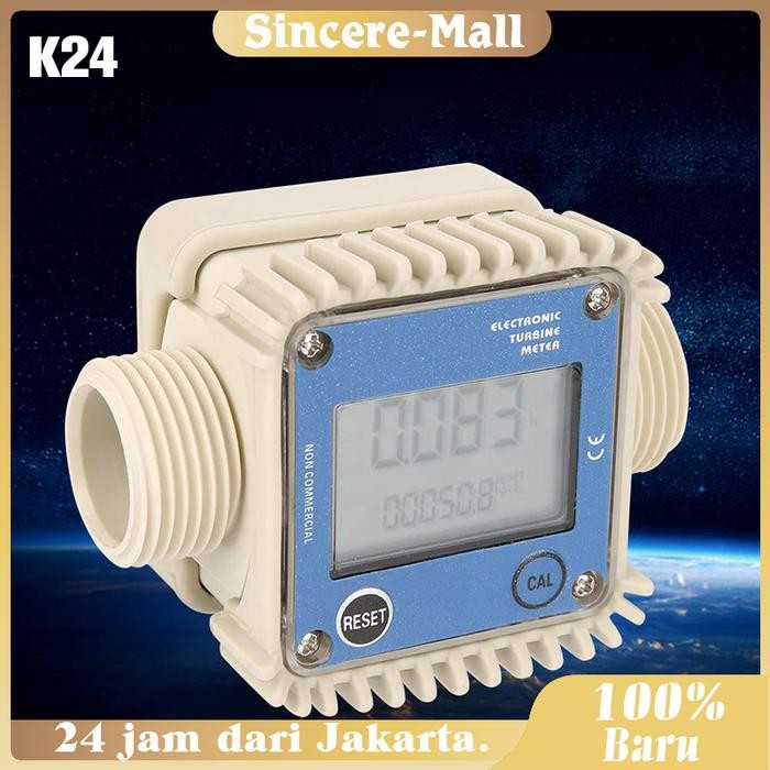 Jual K24 TURBINE DIGITAL FLOW METER FUEL DIESEL FLOWMETER ARUS CAIRAN ...