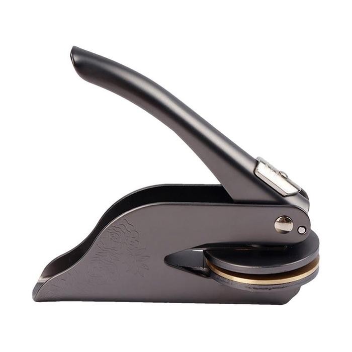 Jual Paper Embosser Stamp Metal Personal Book Embosser Seal Stamp For ...