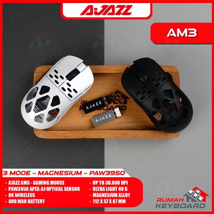 Jual AJAZZ - AM3 PRO - AM3 MAX - MAGNESIUM - GAMING MOUSE - 8K - 3 MODE ...