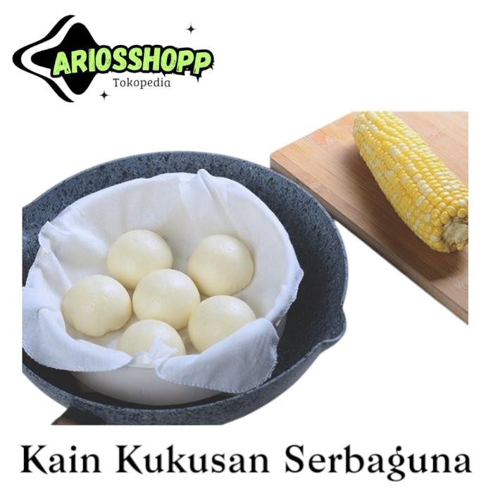 Jual KAIN KUKUSAN SERBAGUNA / KAIN KUKUSAN DIMSUM ROTI NASI TAHU BAPAO ...