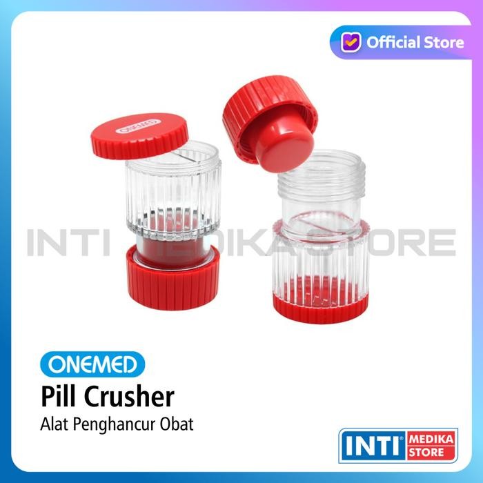 Jual ONEMED - Pill Crusher Penghancur Obat Alat Penggerus & Penyimpanan ...
