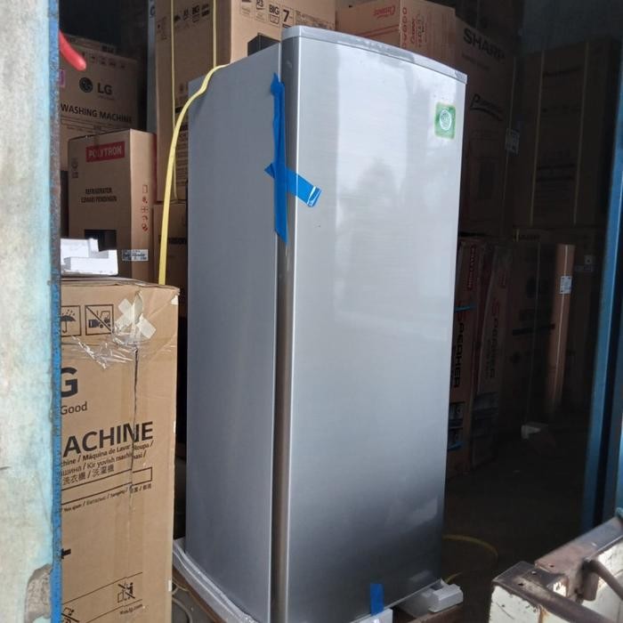 Jual SHARP Freezer 8 Rak FJ-M195N-SS Low Watt Stand Freezer | Shopee ...