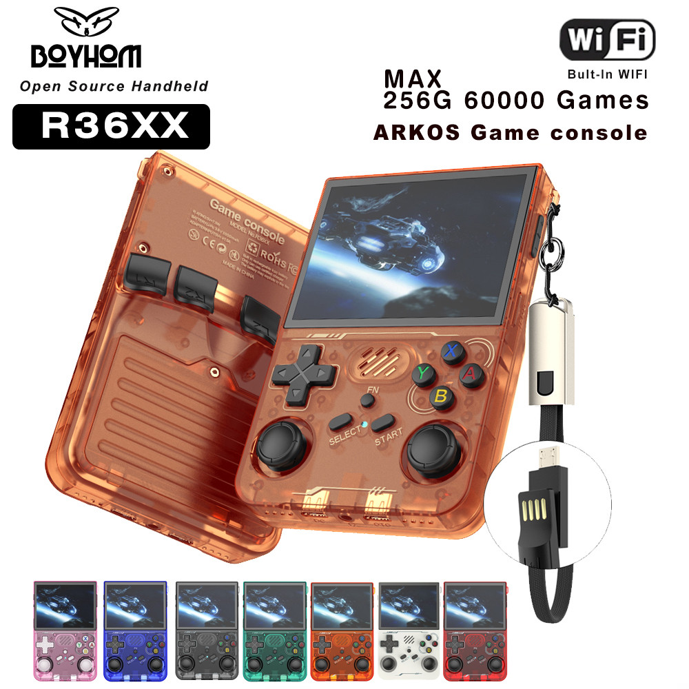 Jual 2025 New R36Xx Retro Game Console Linux Arkos System Portable ...