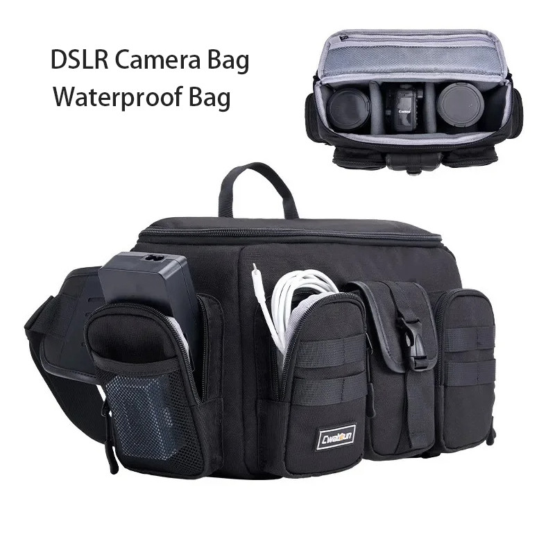 Jual DSLR Camera Bag Waterproof Waist Shoulder Handbag For Nikon Z6 Z7 ...