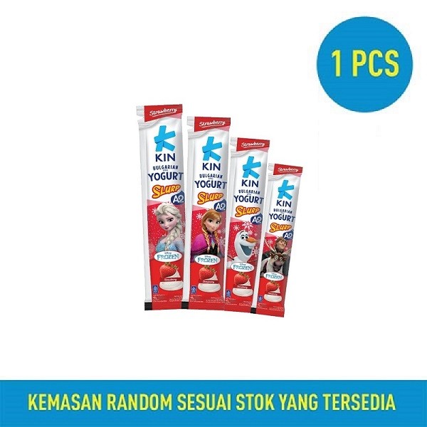 Jual KIN YOGHURT SLURP STRAWBERRY 45 GR | Shopee Indonesia