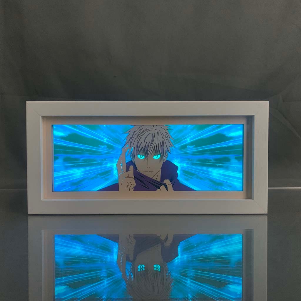Jual Anime Led Night Light Box Jujutsu Kaisen Satoru Gojo For Kids Room ...