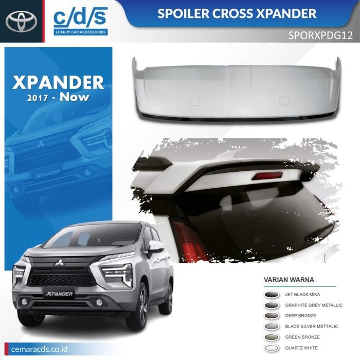 Jual SPOILER NEW XPANDER / XPANDER CROSS FACELIFT MODEL ORIGINAL AERO ...