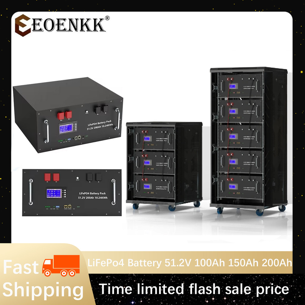 Jual New LiFePO4 48V 300Ah 200Ah 100Ah Battery Pack 15Kw 6000 Cycle 16S ...