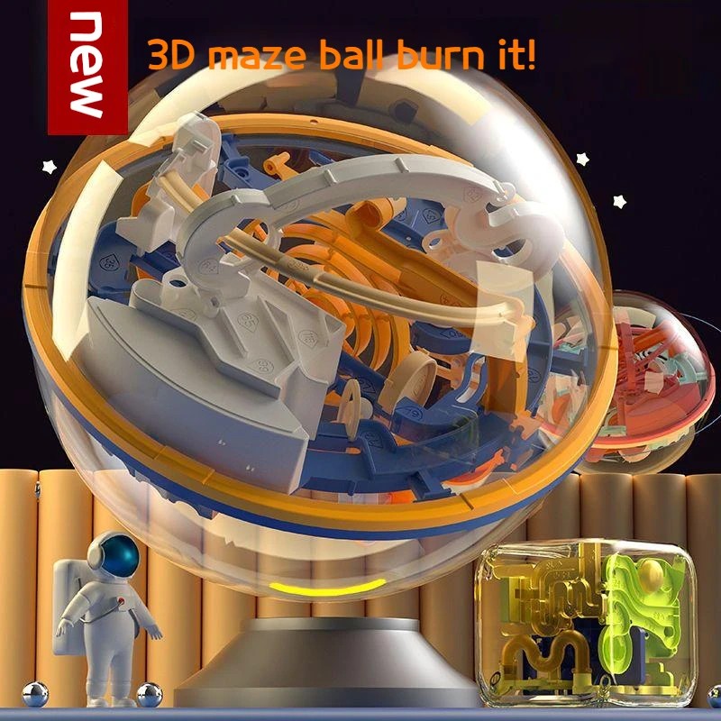 Jual Magic Maze Puzzle Ball Maze Toy Children Challenge Obstacle Game ...