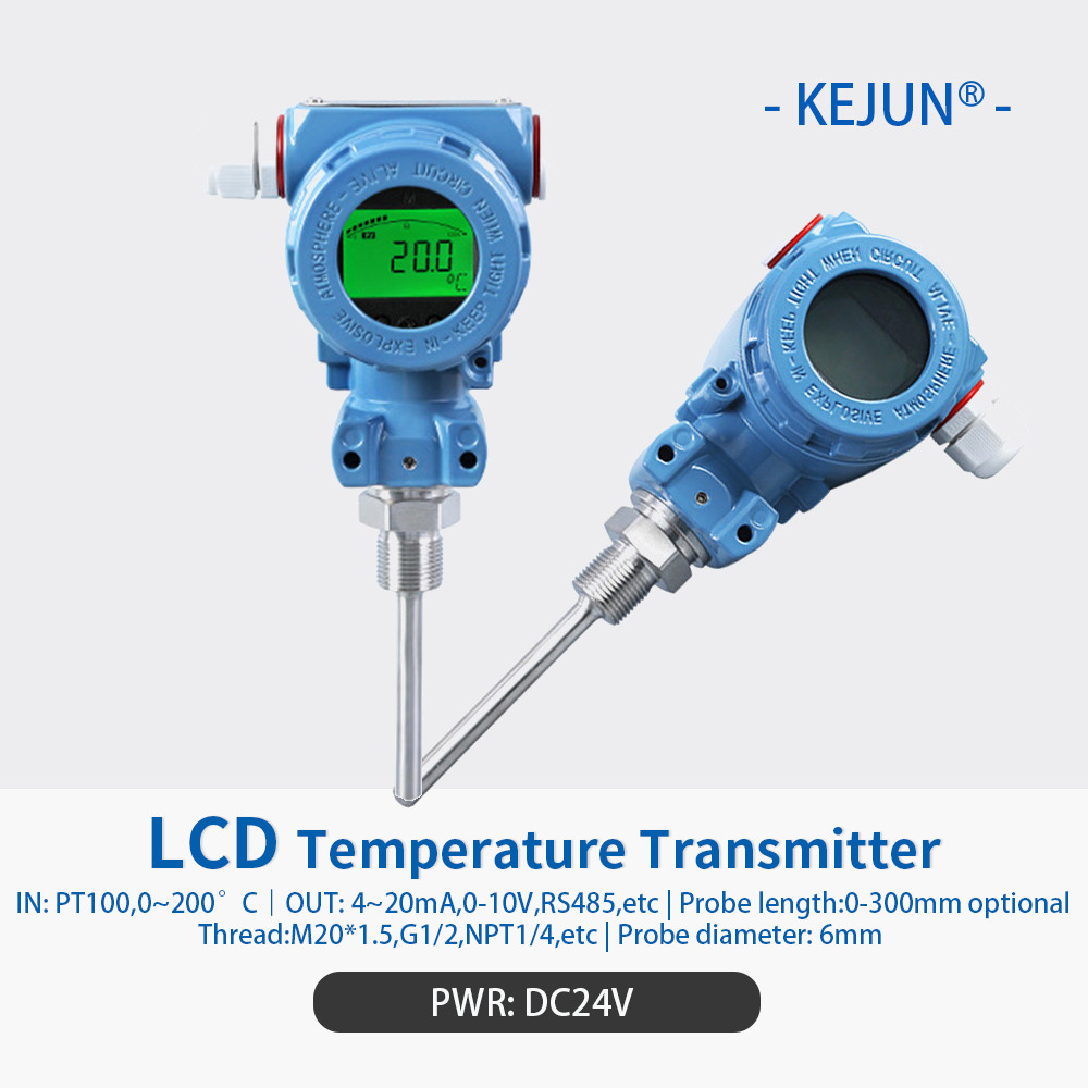 Jual TERLARIS/ HART PT100 Temperature Transmitter 4-20ma Integrated ...