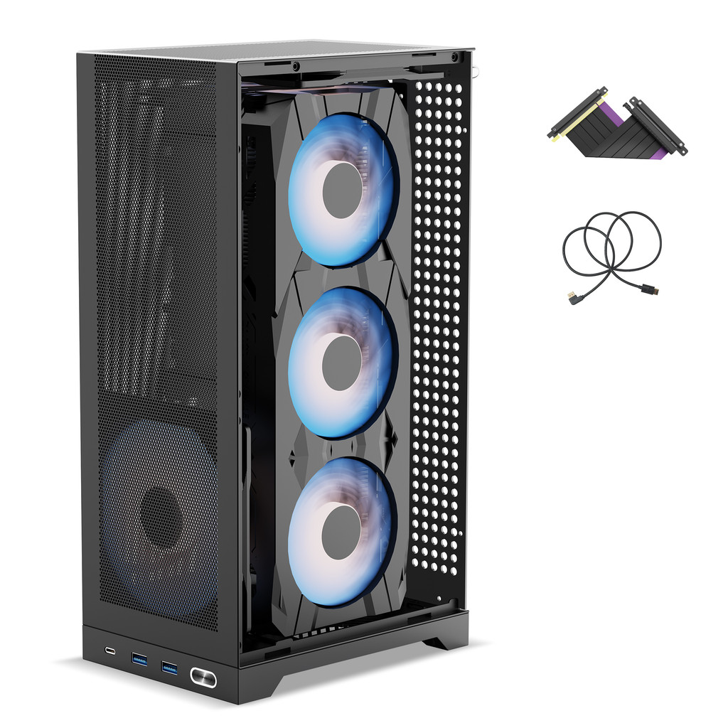 Jual ShinySnake L300 Mesh ITX Case: 8.5L, 325mm GPU, SFX/SFX-L, PCIe 3. ...
