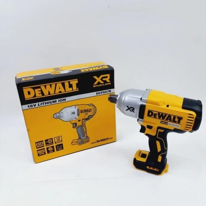 Jual Mesin Bor Baterai Brushless Impact Wrench DEWALT DCF897N 3/4 ...