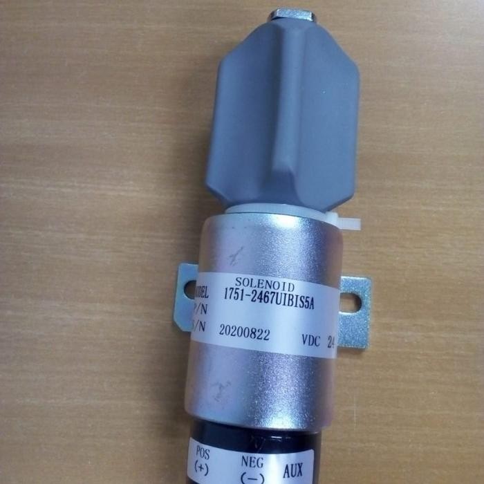 Jual solenoid engine stop 24v Cummins Komatsu Hyundai R220-9S | Shopee ...