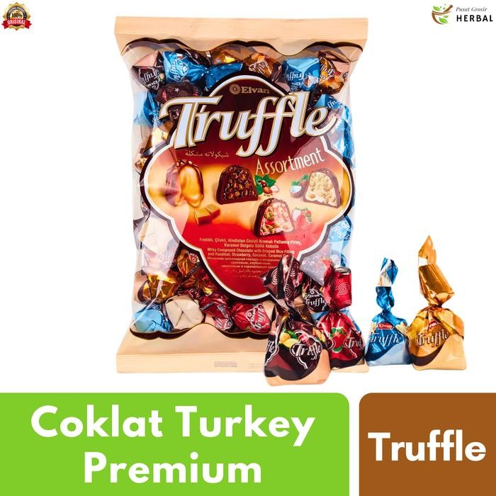 Jual RATN Coklat Turki Truffle Elvan 1 Kg Mix Premium Cokelat Arab ...