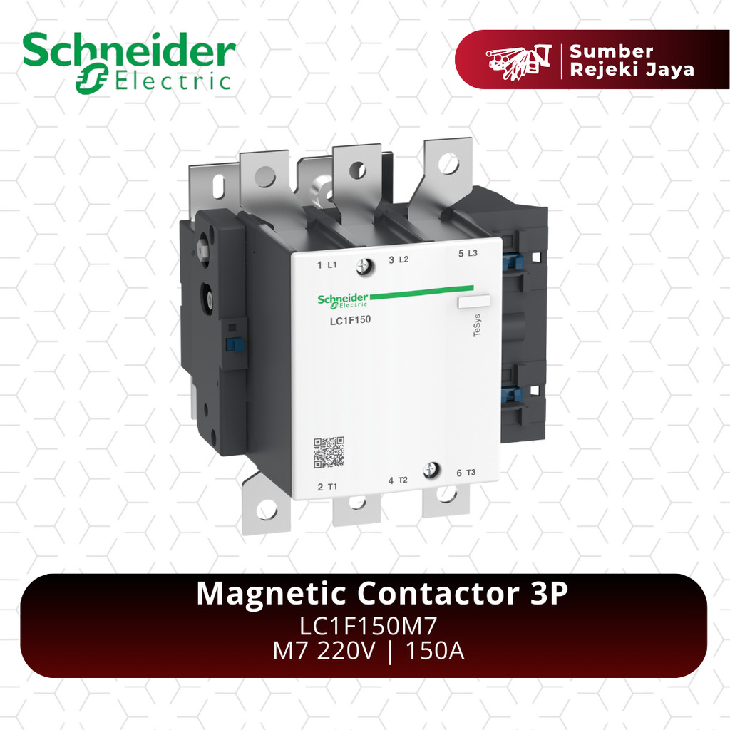 Schneider Kontaktor LC1F150M7 3P 150A 220VAC 220V | magnetic contactor 
