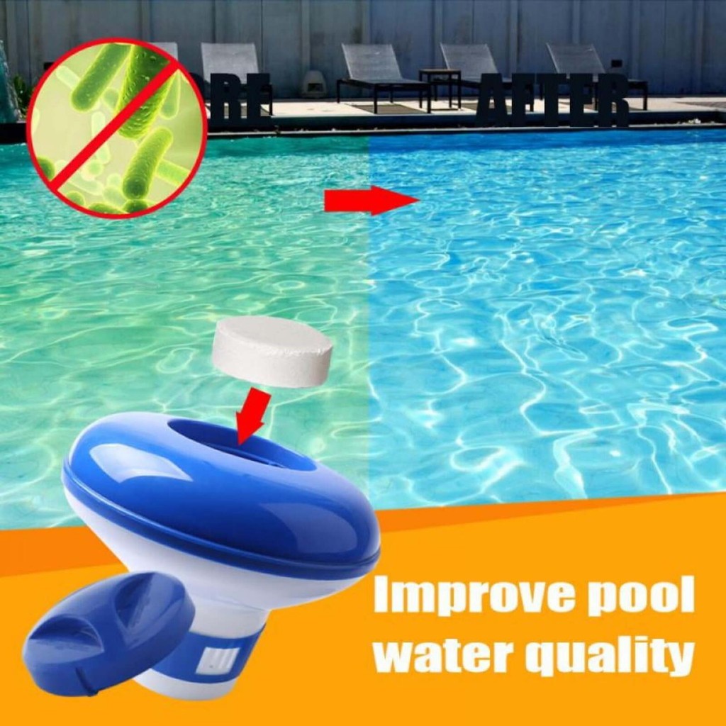 Jual Summer Automatic Pool Disinfection Dosing Device New Floating ...