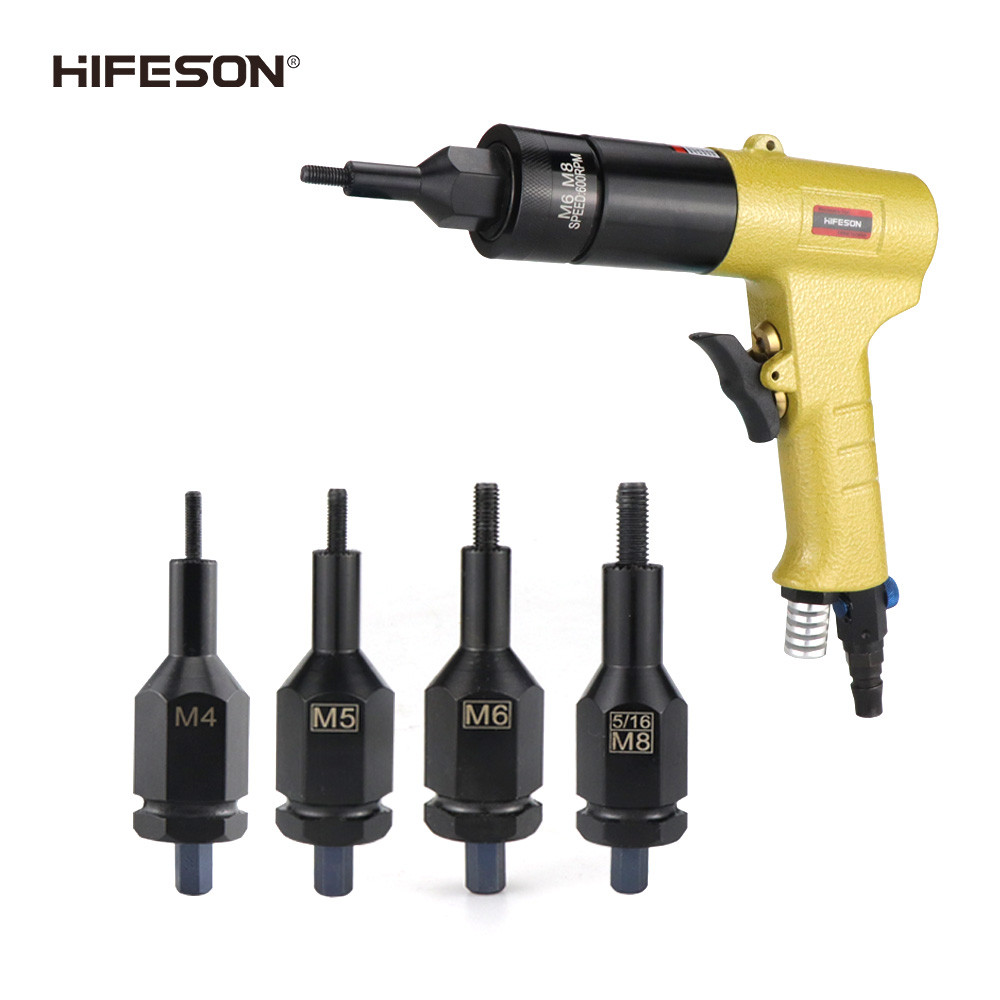 Jual HIFESON Pneumatic Rivet Gun Electric Ram Gun Accessories M4 M5 M6 ...