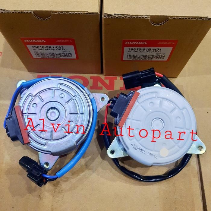 Jual MOTOR COOLING FAN SET RADIATOR AC KOMPLIT HONDA HRV MITSUBA ...