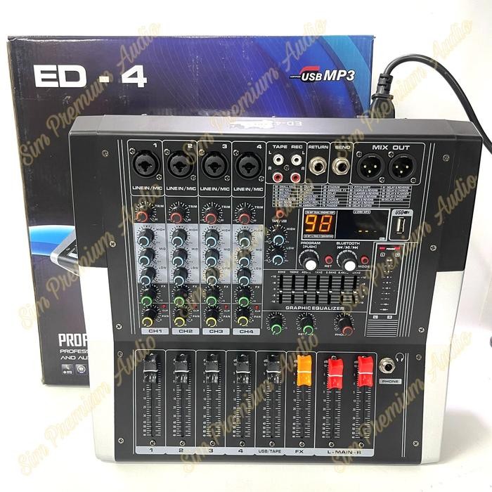 Jual Power mixer blackspider ED 04 Blackspider ED04 channel ED4 ...