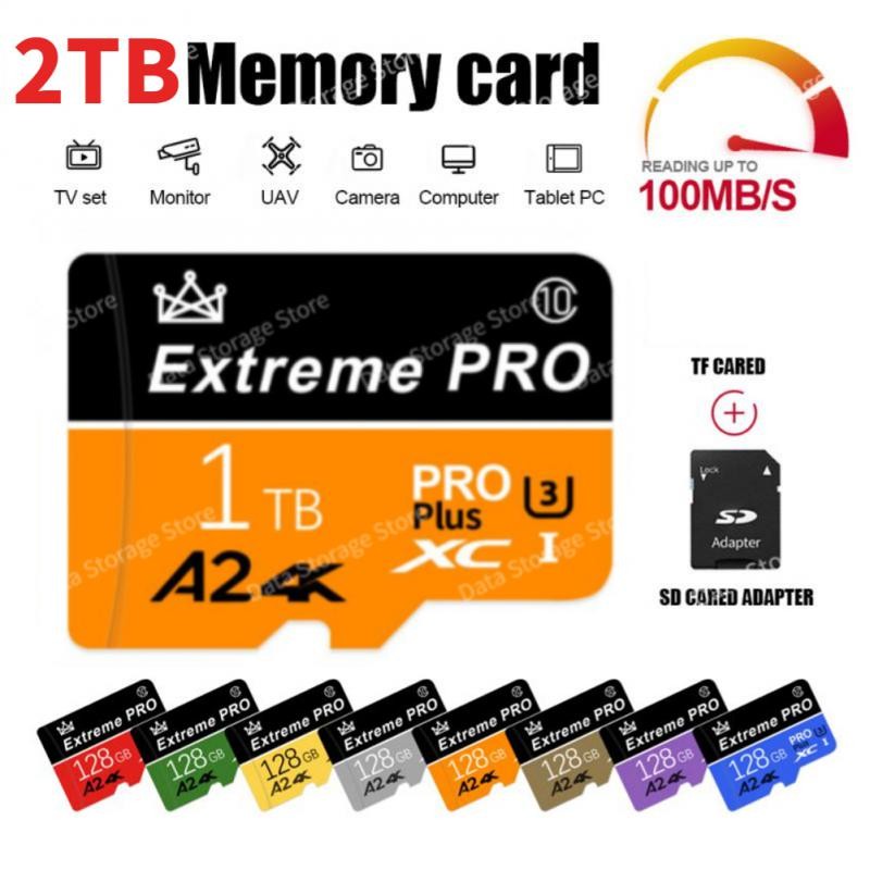 Jual A2 U3 128GB Micro Mini SD Card 1TB 2TB Class10 Memory Card Extreme ...