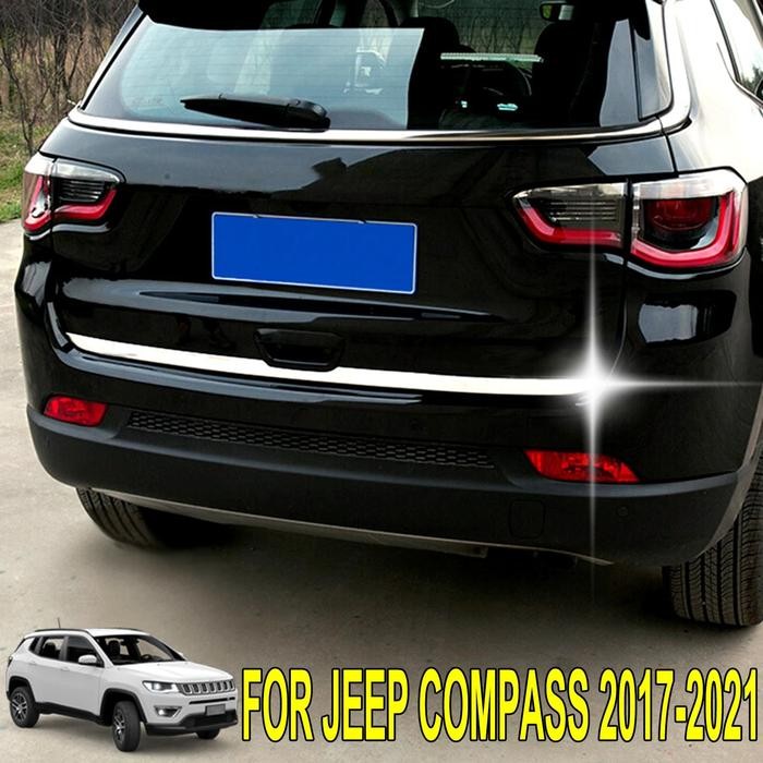 Jual Chrome Stainless Steel Rear Tail Tailgate Boot Trunk Back Door ...