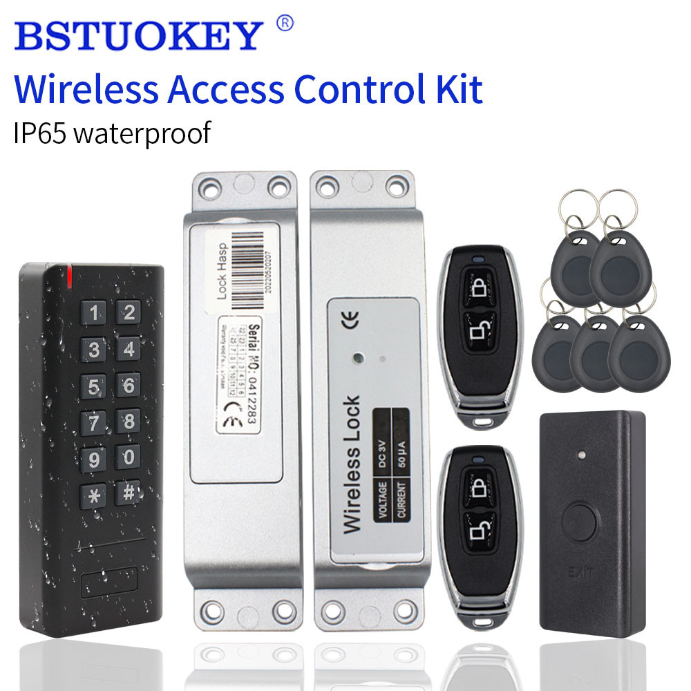 Jual VIRAL Battery Powered Wiring Free Access Control Set Wireless RFID ...