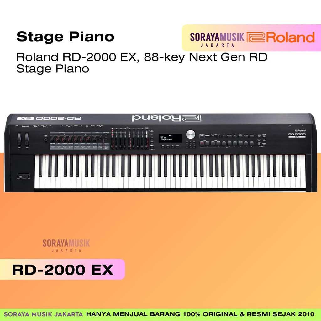 Jual Roland RD-2000 EX, 88-key Next Gen RD Stage Piano | Shopee Indonesia