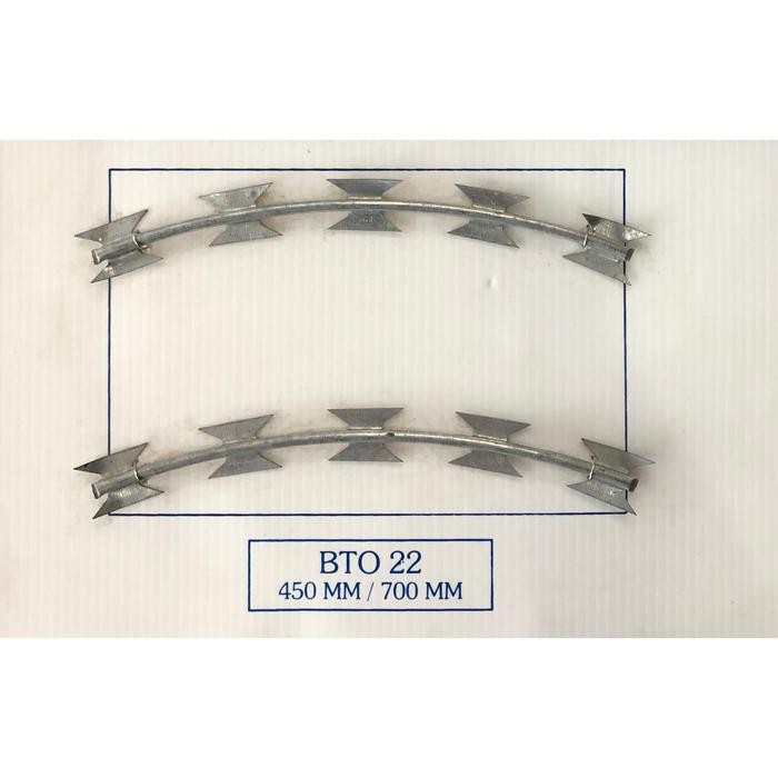 Jual PROMO KAWAT DURI SILET - RAZOR WIRE BTO 22 TERMURAH | Shopee Indonesia