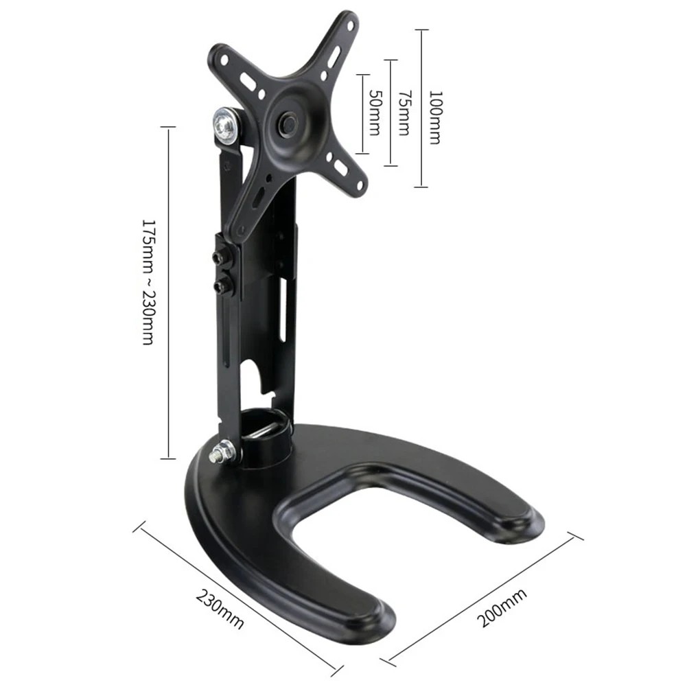 Jual Portable Monitor Stand Universal Rotating Desktop Monitor Display ...