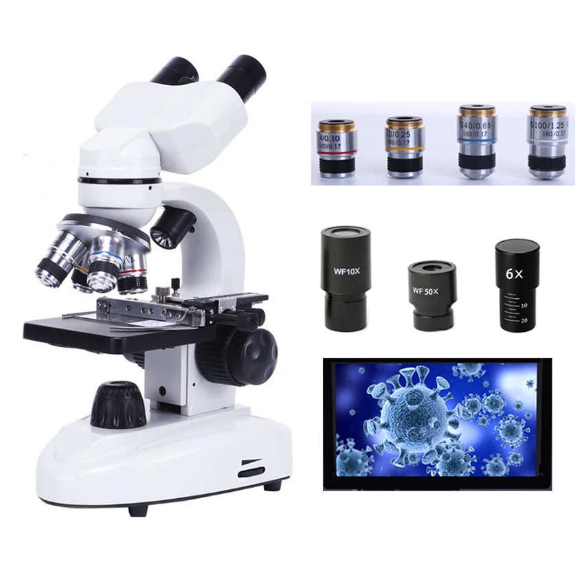 Jual JUAL Zoom 30000X Biological HD Microscope Digital laboratory ...