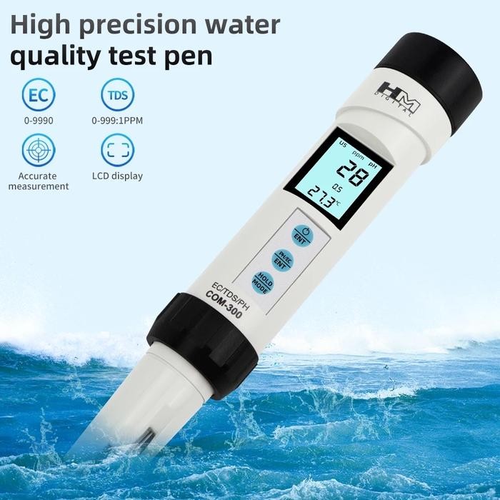 Tester della Qualità Dell'acqua, ORP PH TDS TEMP EC Salinità SG 7 in 1