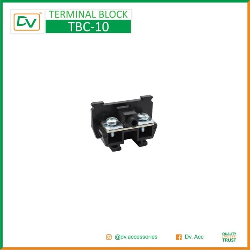 Jual PROMO DV TERMINAL BLOCK TBC SERIES 10A TBC-10 | Shopee Indonesia