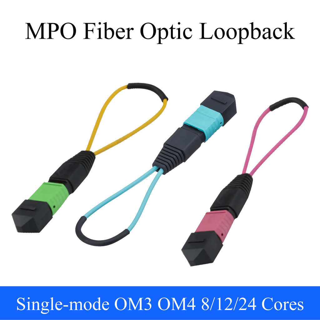 Jual 1PCS MPO/MTP Fiber Optic Loopback Female Single Mode OM3 OM4 ...