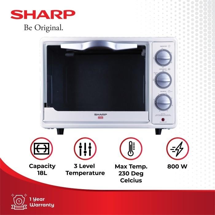 Jual SHARP Libre Series OVEN ELECTRIC EO-18L(W) | Shopee Indonesia
