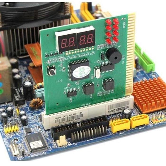 Jual New LED PC 4 Digit Diagnostic Analyzer Card Motherboard Tester ISA ...