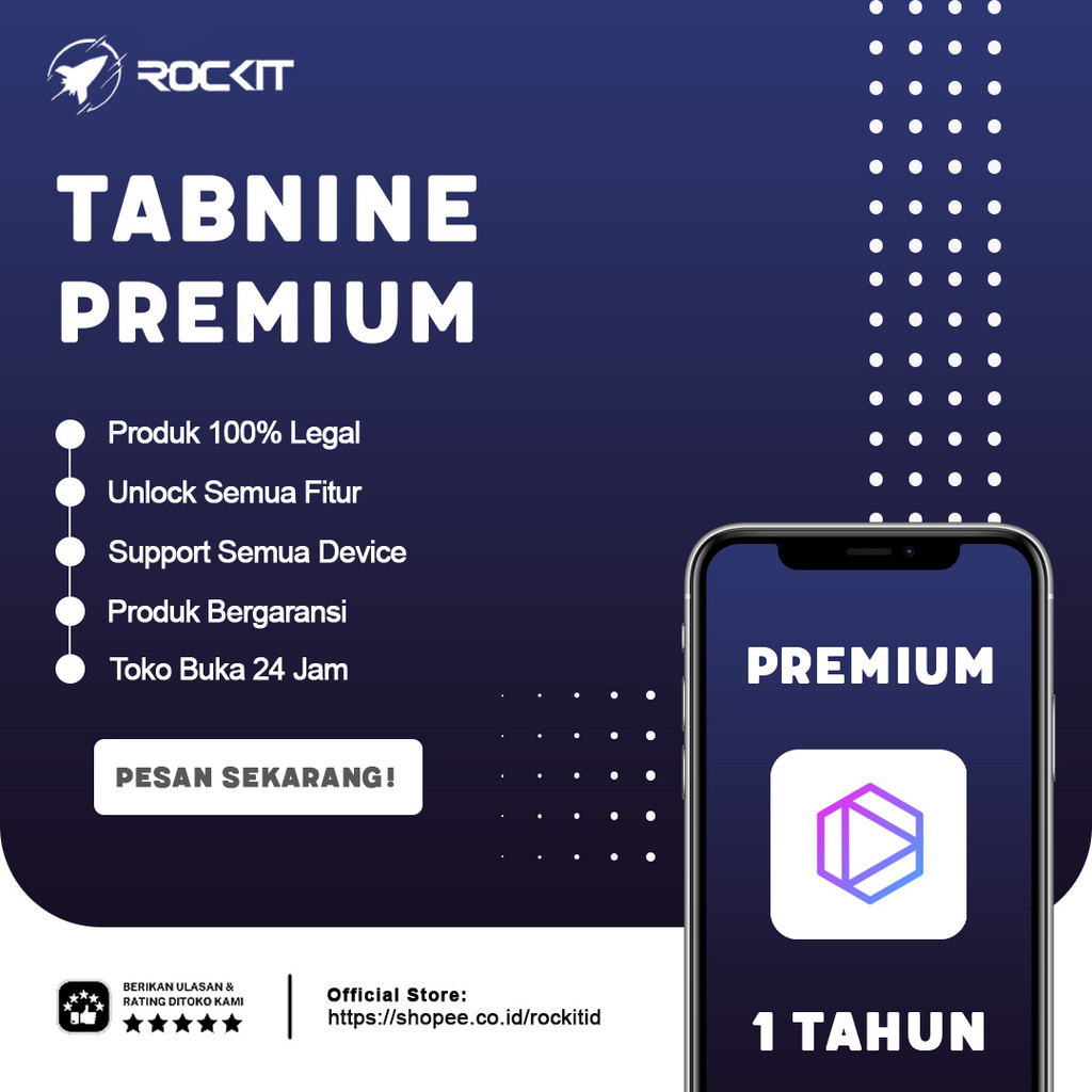 Jual Tabnine Dev 1 Bulan - AI Code Assistant | Shopee Indonesia