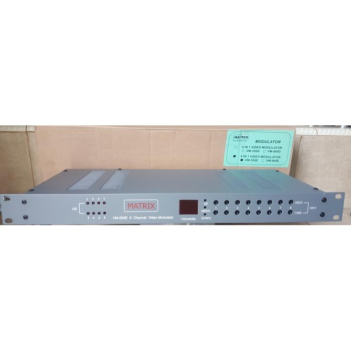 Jual RF Modulator Matrix VM-550E 8 in 1 (VHF) | Shopee Indonesia