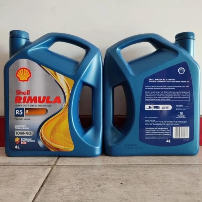 Jual SHELL RIMULA R5E 10W-40 Oli Mobil Mesin Diesel 4L | Shopee Indonesia