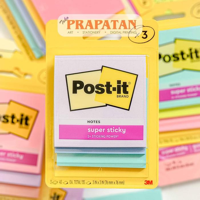 Jual KOIC Post It 3M 3321 Sticky Note 76X76Mm Notes Memo Tempel ...