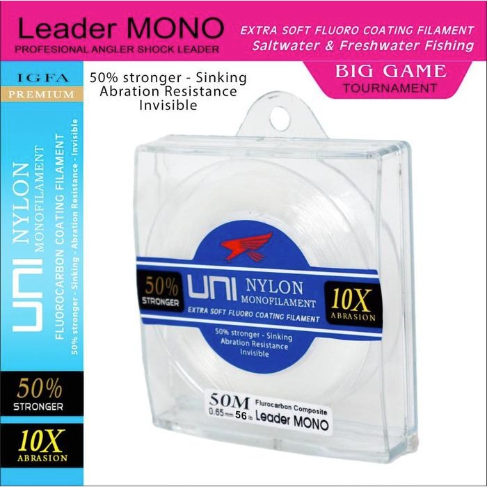 Jual Senar Leader UNI Falcon 50 Meter Mancing Pancing - Extra Kuat ...