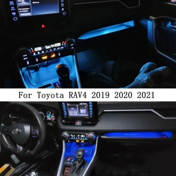Jual For Toyota RAV4 2019 2020 2021 Instrument Dashboard Panel Trim ...