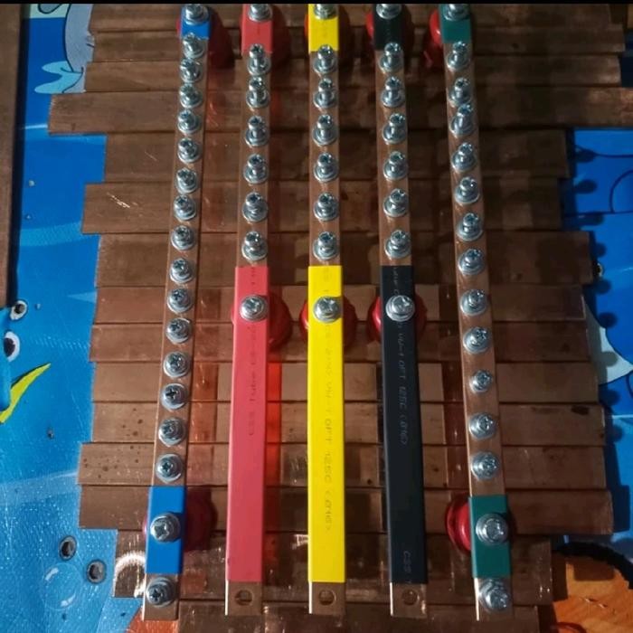 Jual Busbar 153 Rst + Netral +Grounding Panjang@30Cm | Shopee Indonesia