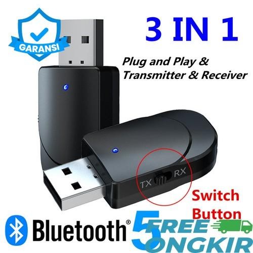 Jual 2 in 1 USB Audio Bluetooth 5.0 Transmitter & Receiver Semua Divice ...