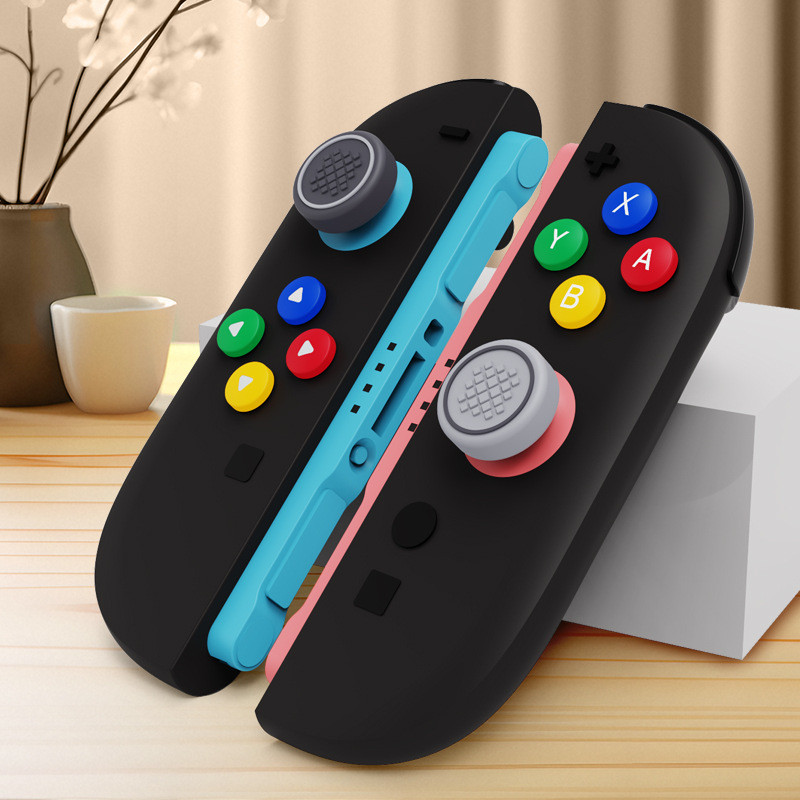 Jual Silicone Joystick Caps & Button Sticker Covers for Switch 2, NS2 ...