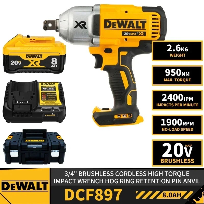 Jual DEWALT DCF897 Kit Brushless Cordless High Torque 3/4